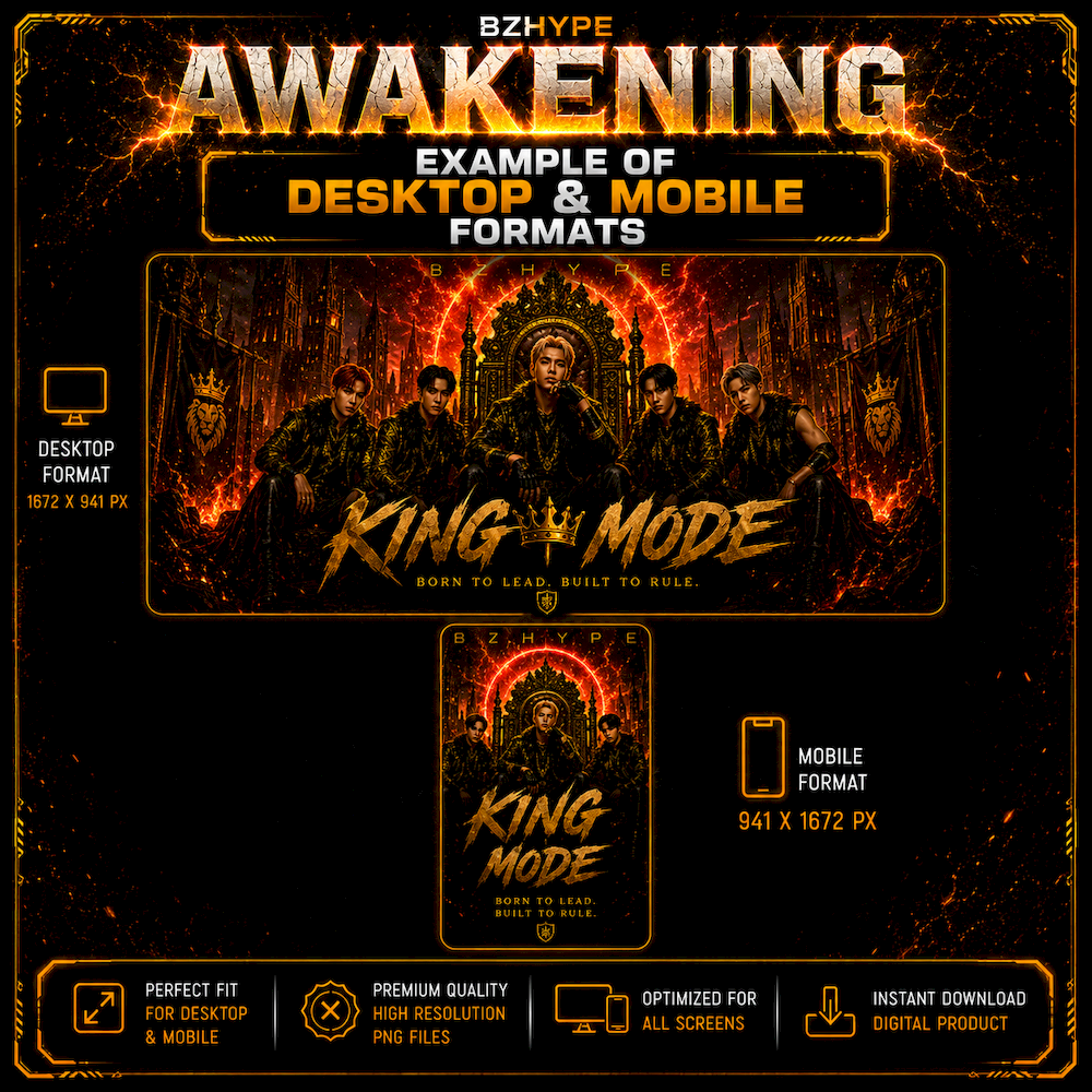 AWAKENING Wallpaper Pack | BZHYPE Official